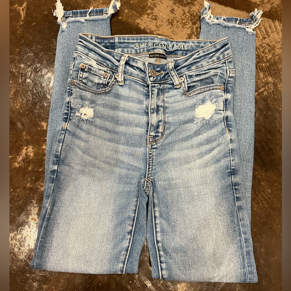 American Eagle Outfitters Light Blue Skinny Jeans